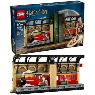 LEGO® LEGO® Harry Potter™ - Coltul cu carti: Expresul Hogwarts™ 76450, 832 piese