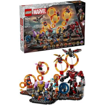 LEGO® LEGO® Marvel - Razbunatorii: Sfarsitul jocului Batalia finala 76323, 621 piese
