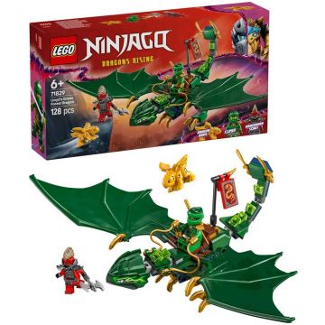 LEGO® LEGO Ninjago - Dragonul Padure Verde al lui Lloyd 71829, 128 piese, Multicolor