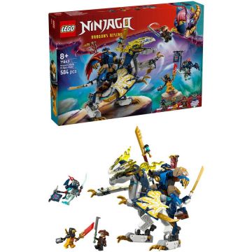 LEGO® LEGO Ninjago - Robotul calaret de dragon al lui Rogue 71843, 584 piese, Multicolor
