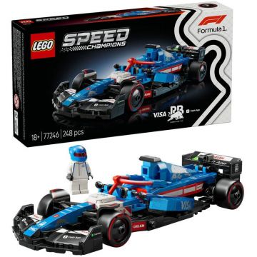 LEGO® LEGO Speed Champions - Masina de curse F1 Visa Cash App RB VCARB 01 77246, 248 piese