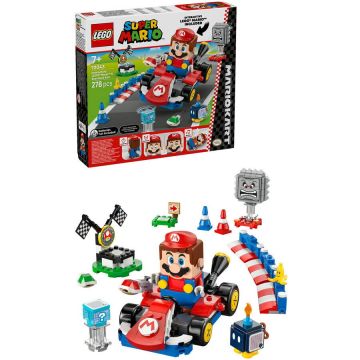 LEGO® LEGO® Super Mario - Mario Kart™ – LEGO® Mario™ interactiv si Standard Kart 72043, 278 piese