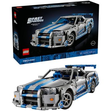 LEGO® LEGO® Technic - Masina Nissan Skyline GT-R (R34) din Mai furios, mai iute 42210, 1410 piese