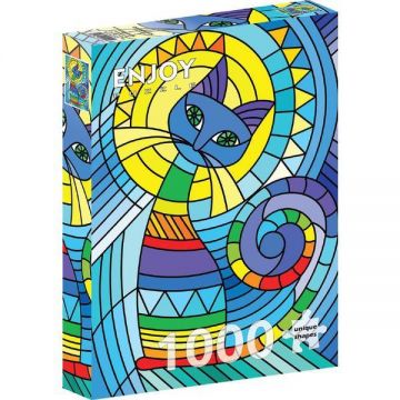 Ornamental Cat - Puzzle 1000 Piese Enjoy