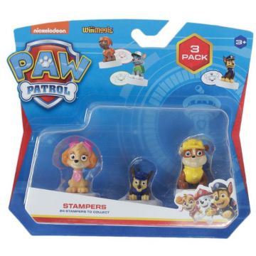 Paw Patrol Set 3 stampile Paw Patrol Skye, Chase, Rubble