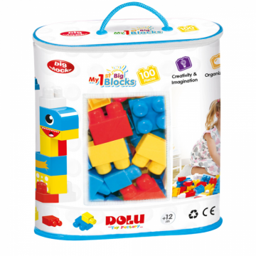 Primele cuburi  de construit - 100 piese