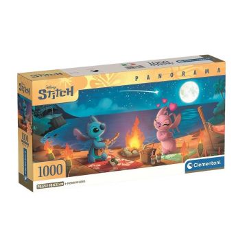 Puzzle 1000 piese Clementoni Panorama Disney Stitch 37061