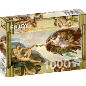 Puzzle 1000: The Creation of Adam. Michelangelo Buonarroti Puzzle 1000: The Creation of Adam. Michelangelo Buonarroti
