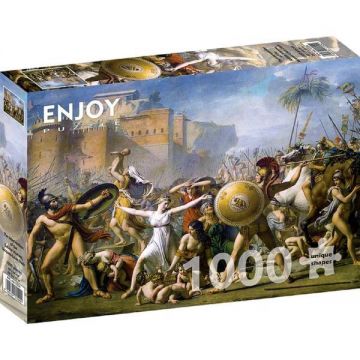 Puzzle 1000: The Intervention of the Sabine Women. Jacques-Louis David Puzzle 1000: The Intervention of the Sabine Women. Jacques-Louis David