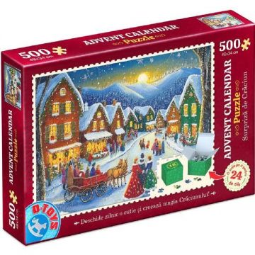 Puzzle 500 piese: Advent Calendar. Model 1 Puzzle 500 piese: Advent Calendar. Model 1