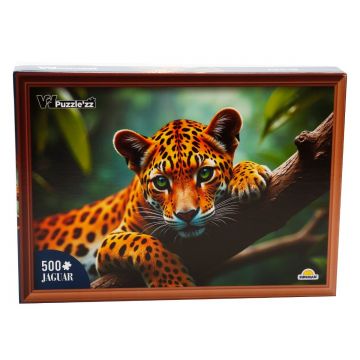 Puzzle Witty Puzzlezz, Jaguar, 500 piese Puzzle Witty Puzzlezz, Jaguar, 500 piese