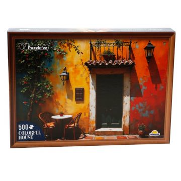 Puzzle Witty Puzzlezz, Pereti colorati, 500 piese Puzzle Witty Puzzlezz, Pereti colorati, 500 piese
