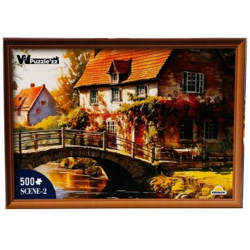 Puzzle Witty Puzzlezz, Pod si casa, 500 piese Puzzle Witty Puzzlezz, Pod si casa, 500 piese