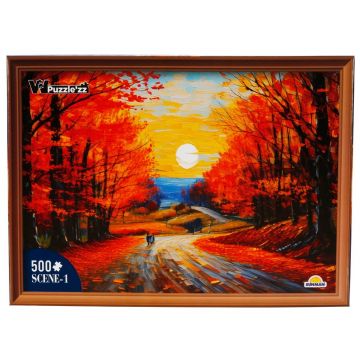 Puzzle Witty Puzzlezz, Toamna, 500 piese Puzzle Witty Puzzlezz, Toamna, 500 piese