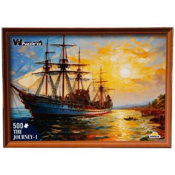 Puzzle Witty Puzzlezz, Vapor cu panze, 500 piese Puzzle Witty Puzzlezz, Vapor cu panze, 500 piese