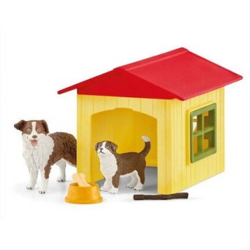 Schleich Set de joaca Schleich Farm World Cusca pentru caini, 8cm, Multicolor