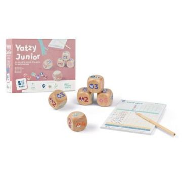 Yatzy Junior, joc cu zaruri din lemn Yatzy Junior, joc cu zaruri din lemn
