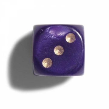 Zaruri perlate  mov 12 mm - set 2 bucati