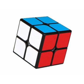 Cub mecanic 2x2x2, multicolor Black Line, de viteza Speedcube mecanic