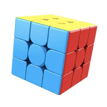 Cub mecanic 3x3x3 antistres, multicolor, Moyu, Stickerless, de viteza, Speedcube