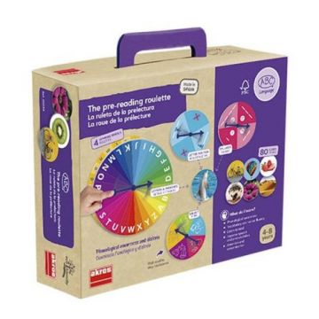 Joc educativ Ruleta alfabet, pentru constientizarea fonologica