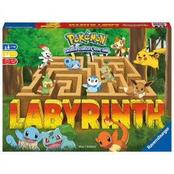 Labyrinth Pokémon Ravensburger, joc labirint pentru copii de la 7 ani, multilingv incl. RO