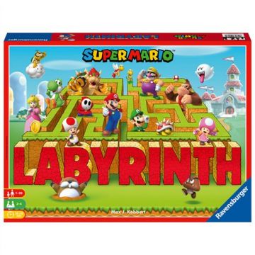 Labyrinth Super Mario Ravensburger, joc labirint pentru copii de la 7 ani, multilingv incl. RO