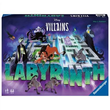 Labyrinth Villains Ravensburger, joc labirint pentru copii cu caractere Disney de la 7 ani, multilingv incl. RO