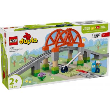 LEGO® DUPLO® - Set de extindere Pod si sine de cale ferata (10426)