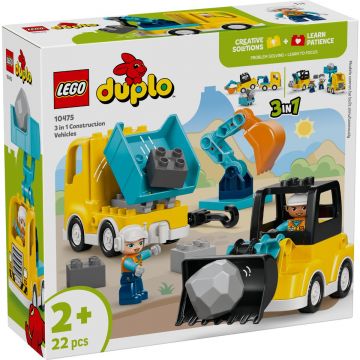 LEGO® DUPLO - Vehicule de constructii 3 in 1 (10475)