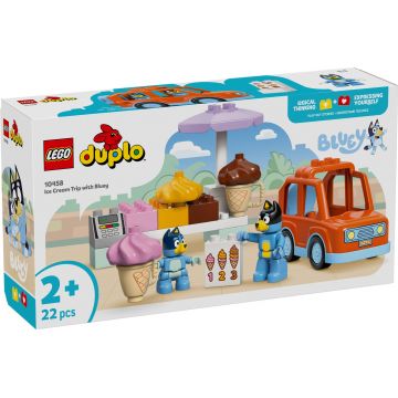LEGO® DUPLO - Vizita cu Blue la furgoneta de inghetata (10458)