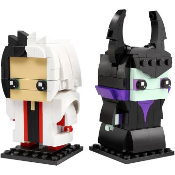 LEGO® Jucarie LEGO BrickHeadz 40620, Cruella si Maleficent, 10+ ani