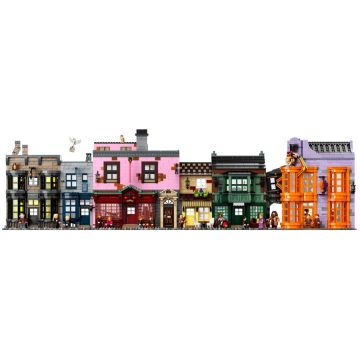 LEGO® Jucarie LEGO Harry Potter 75978, Diagon Alley™, 5544 piese, 16+ ani