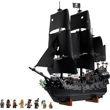 LEGO® Jucarie LEGO Icons 10365, Corabia de pirati a capitanului Jack Sparrow, 2862 piese, 18+ ani