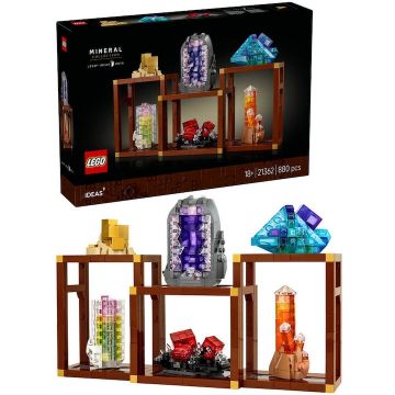 LEGO® Jucarie LEGO® Ideas, Colectia minerala 21362, 880 piese, 18 ani+