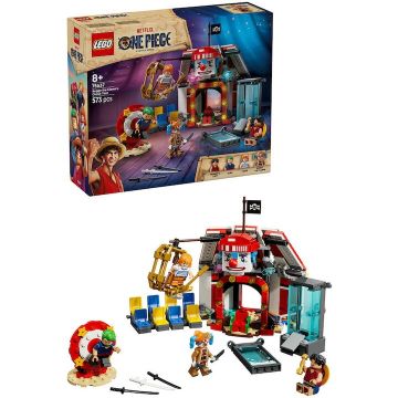 LEGO® Jucarie LEGO® ONE PIECE, Cortul de circ al clovnului Buggy 75637, 573 piese, 8 ani+