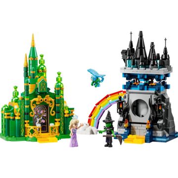 LEGO® Jucarie LEGO Wicked 75689, Emerald City si Castelul Kiamo Ko, 860 piese, 9+ ani