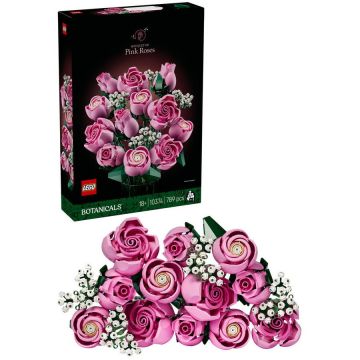 LEGO® LEGO® Botanicals - Buchet de trandafiri roz 10374, 789 piese