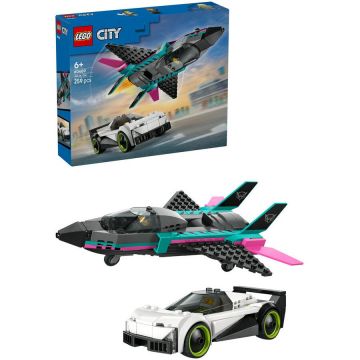 LEGO® LEGO® City - Avion cu reactie vs masina 60489, 259 piese