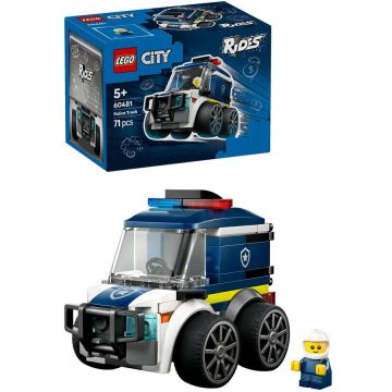 LEGO® LEGO® City Vehicule – Camioneta de politie 60481, 71 piese