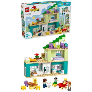 LEGO® LEGO® DUPLO Town - Casa moderna de familie 3 in 1, cu figurine 10470, 166 piese