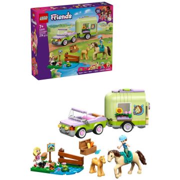 LEGO® LEGO® Friends - Remorca pentru cal si manz 42695, 279 piese
