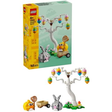 LEGO® LEGO® Iconic - Iepuras si vanatoare de oua de Paste 40808, 140 piese