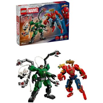 LEGO® LEGO® Marvel - Batalia robotilor: Omul Paianjen vs Doc Ock 76338, 315 piese