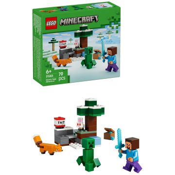 LEGO® LEGO® Minecraft - Aventura din Taiga a lui Steve 21583, 79 piese