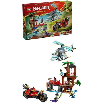 LEGO® LEGO® Ninjago - Lupta la casa din copac cu vehicule ninja 71857, 642 piese