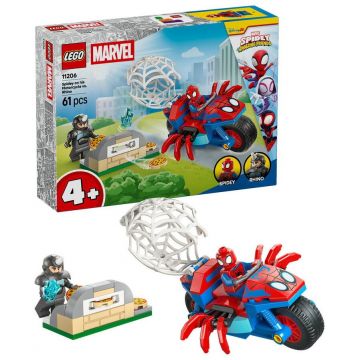 LEGO® LEGO® Spidey - Spidey pe motocicleta vs Rhino 11206, 61 piese