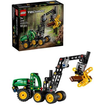 LEGO® LEGO® Technic - Utilaj de taiat si stivuit copaci John Deere 1470H 42218, 117 piese