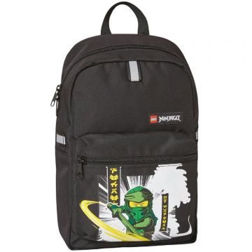 LEGO® Rucsac gradinita LEGO M-Line - design NinjaGo, Green, (Negru-Verde)