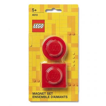 LEGO® Set 2 magneti LEGO, Rosu